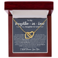 Daughter In Law Interlocking Hearts Necklace