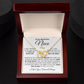 To My Niece Interlocking Hearts Necklace