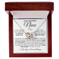 To My Niece Interlocking Hearts Necklace