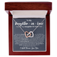 Daughter In Law Interlocking Hearts Necklace