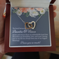 Aunt & Niece Interlocking Hearts Necklace