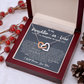 Daughter In Law Interlocking Hearts Necklace