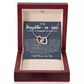 Daughter In Law Interlocking Hearts Necklace