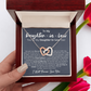 Daughter In Law Interlocking Hearts Necklace