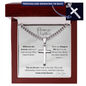 Personalized Promise Cross Necklace