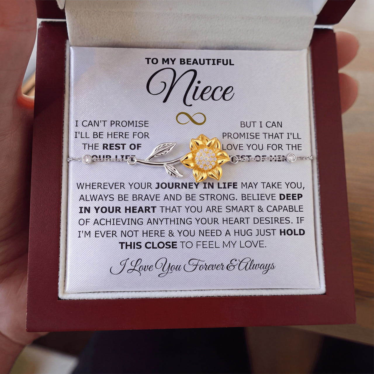 Niece Enchanted Sunflower Bracelet