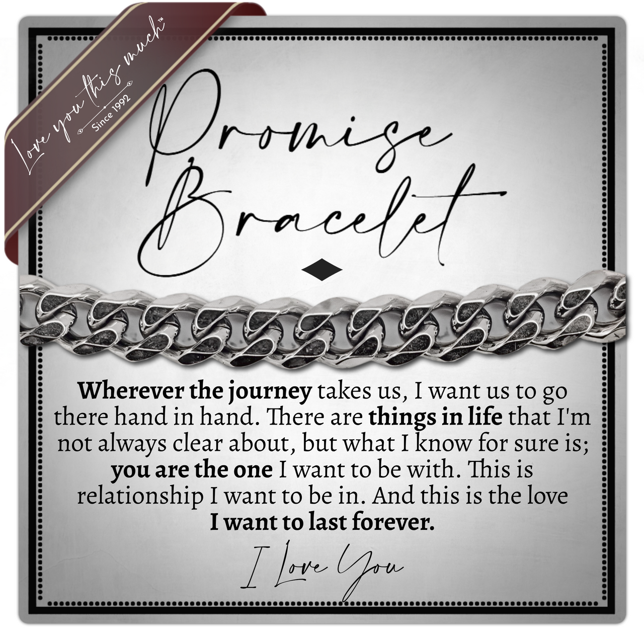 Classic Promise Bracelet
