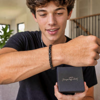 Thumbnail for A Bracelet He’ll Wear. A Message He’ll Never Forget.