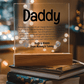 Bump to Daddy LED Acrylic Set - Love You This Much