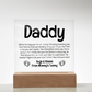 Bump to Daddy LED Acrylic Set - Love You This Much