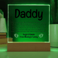 Bump to Daddy LED Acrylic Set - Love You This Much