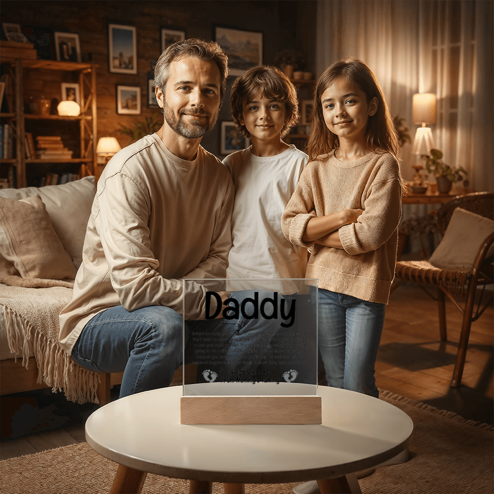 Bump to Daddy LED Acrylic Set - Love You This Much