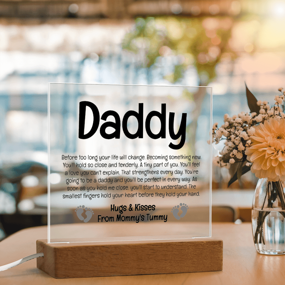 Bump to Daddy LED Acrylic Set - Love You This Much