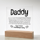 Bump to Daddy LED Acrylic Set - Love You This Much