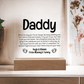 Bump to Daddy LED Acrylic Set - Love You This Much