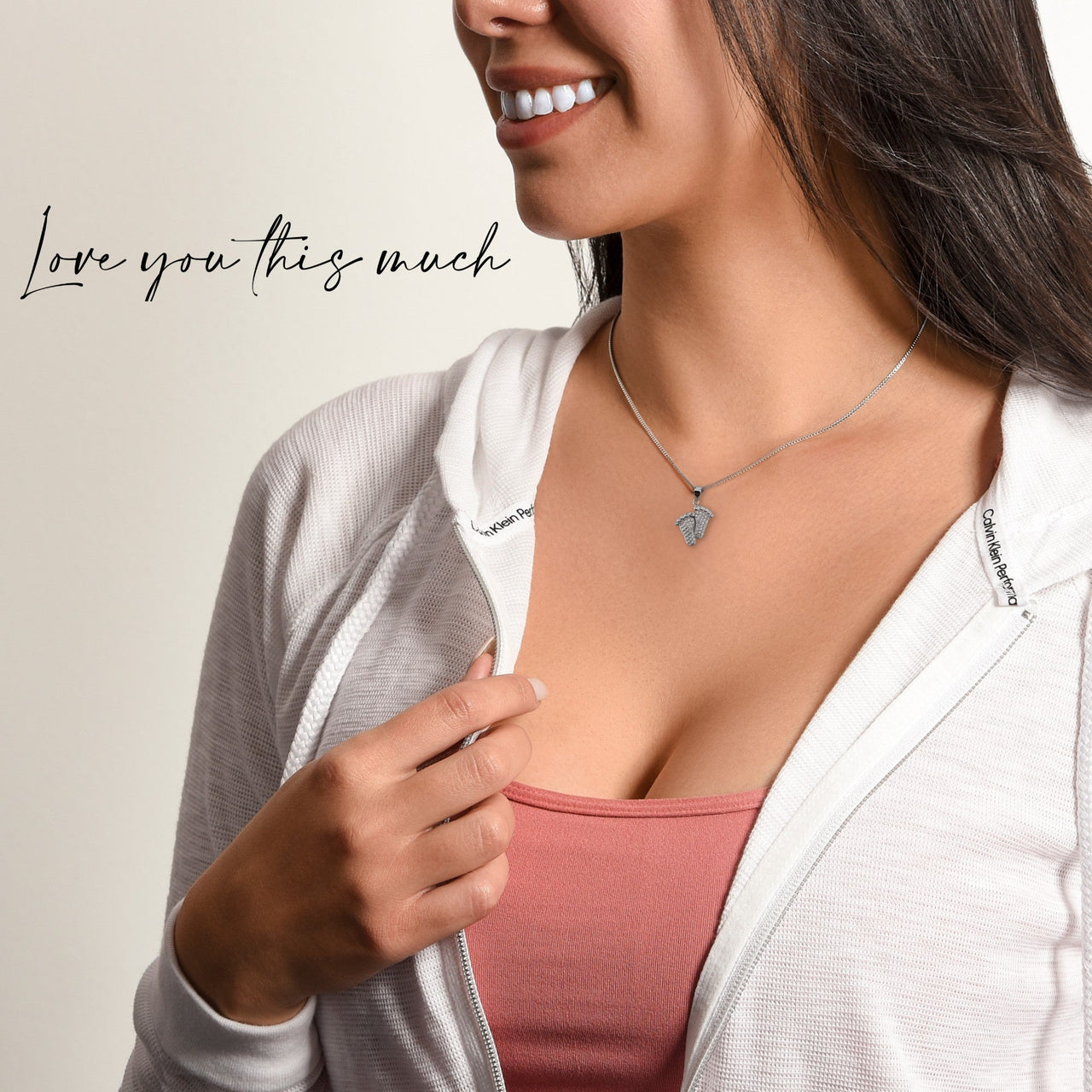 Bump to Mom Tiny Steps Necklace - Love You This Much