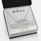 Girlfriend Happy Birthday Signature Name Necklace - Love You This Much