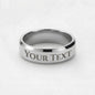 Men's Promise Ring - Custom Engraved - Love You This Much