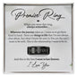 Men's Promise Ring - Custom Engraved - Love You This Much