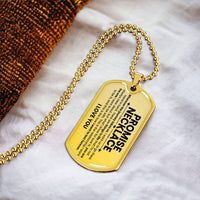 Thumbnail for Promise Dog Tag Necklace - Love You This Much