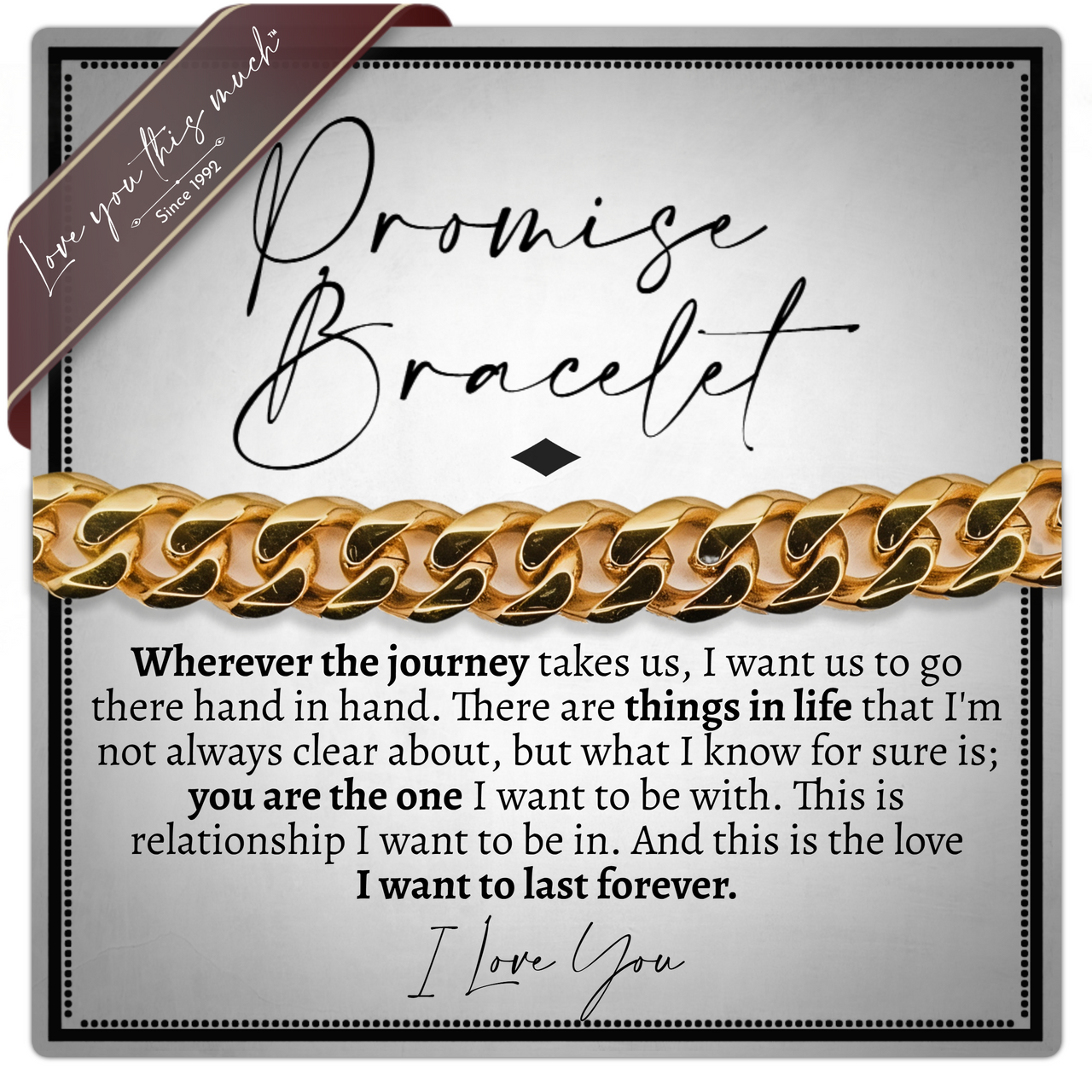 Classic Promise Bracelet