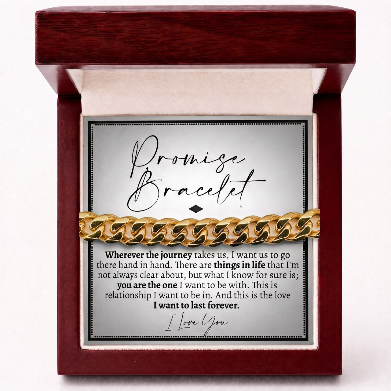Classic Promise Bracelet