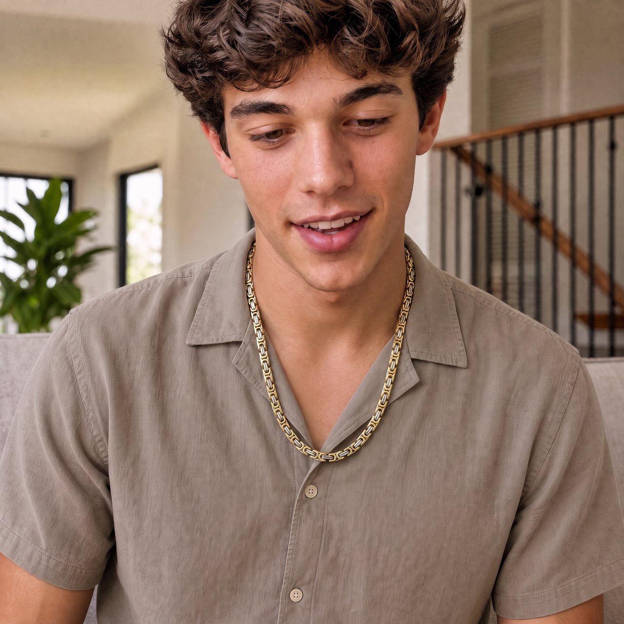 A Necklace He’ll Wear. A Message He’ll Never Forget.