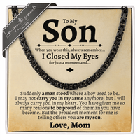 Thumbnail for To My Son - Love Mom - Necklace - Love You This Much