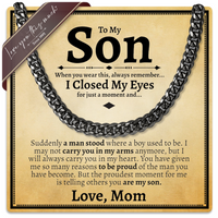 Thumbnail for To My Son 5mm Cuban Necklace - Love Mom