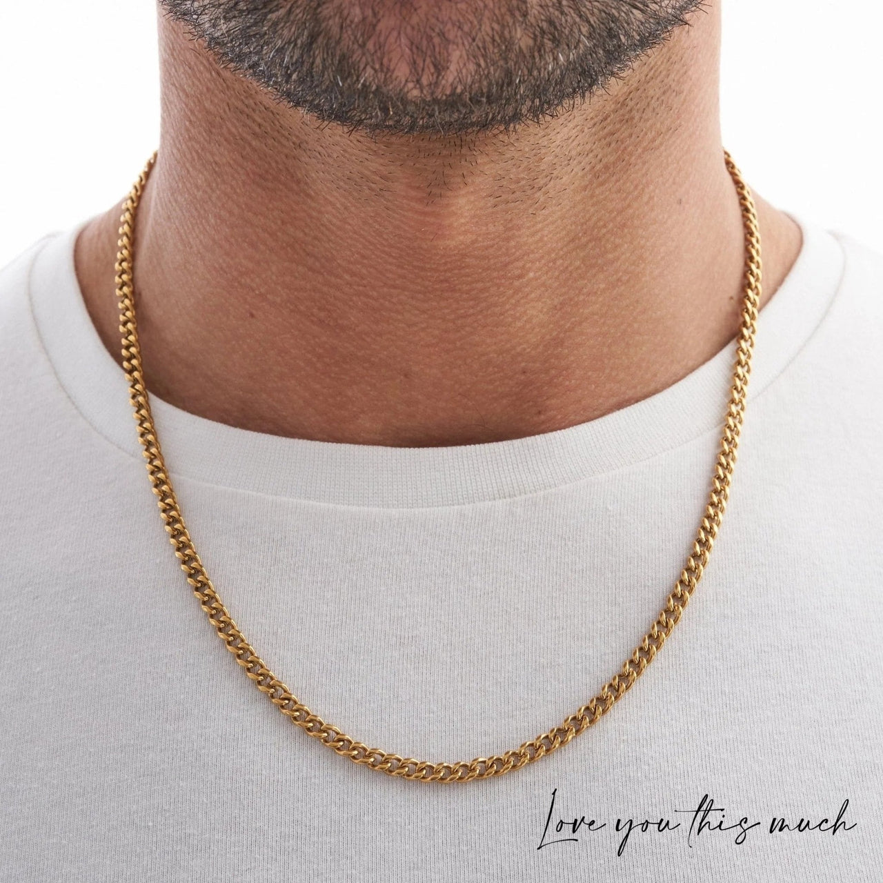 (Almost Sold Out) Collar de Promesa 7mm - Love You This Much