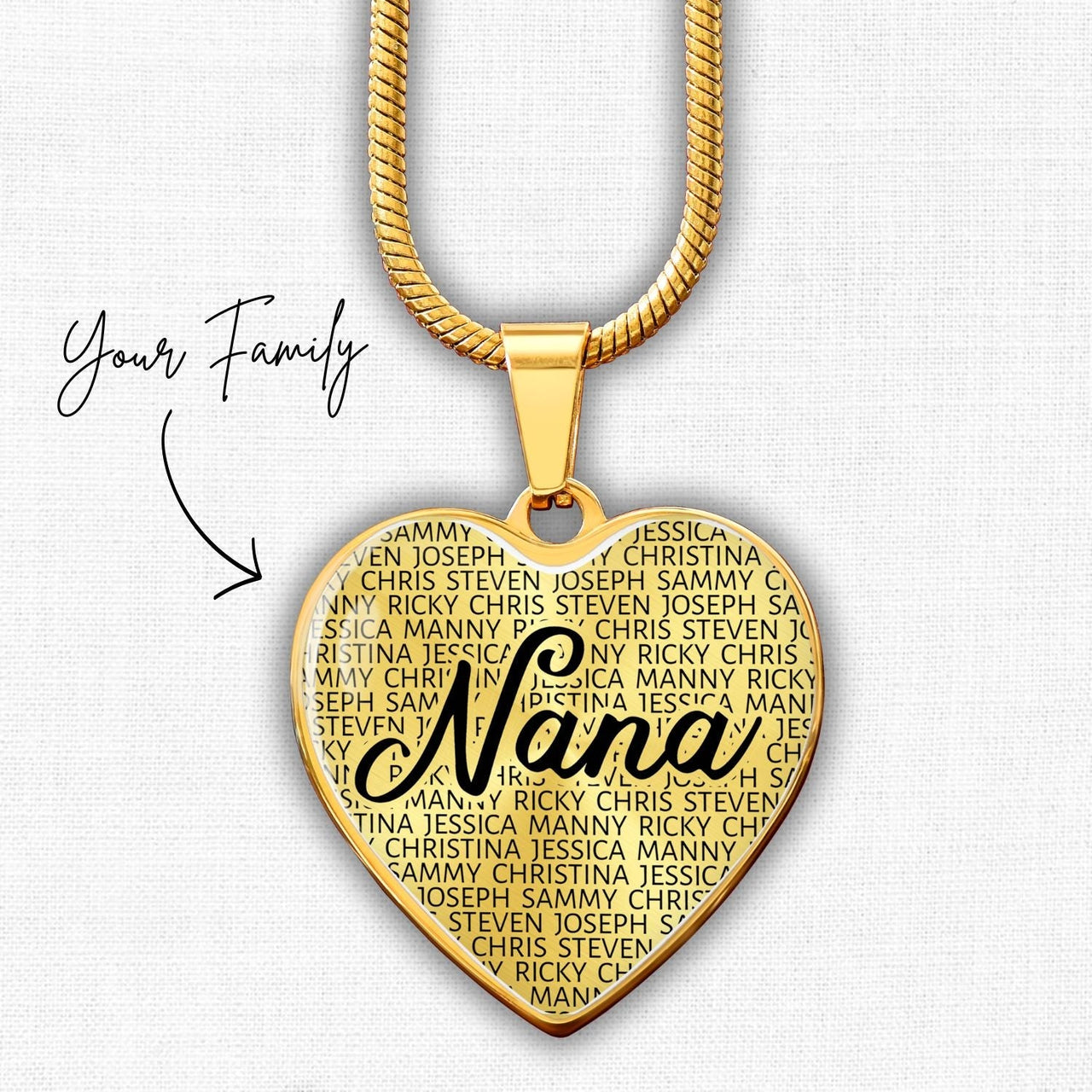 (Almost Sold Out) My Grandkids Necklace™ - Love You This Much