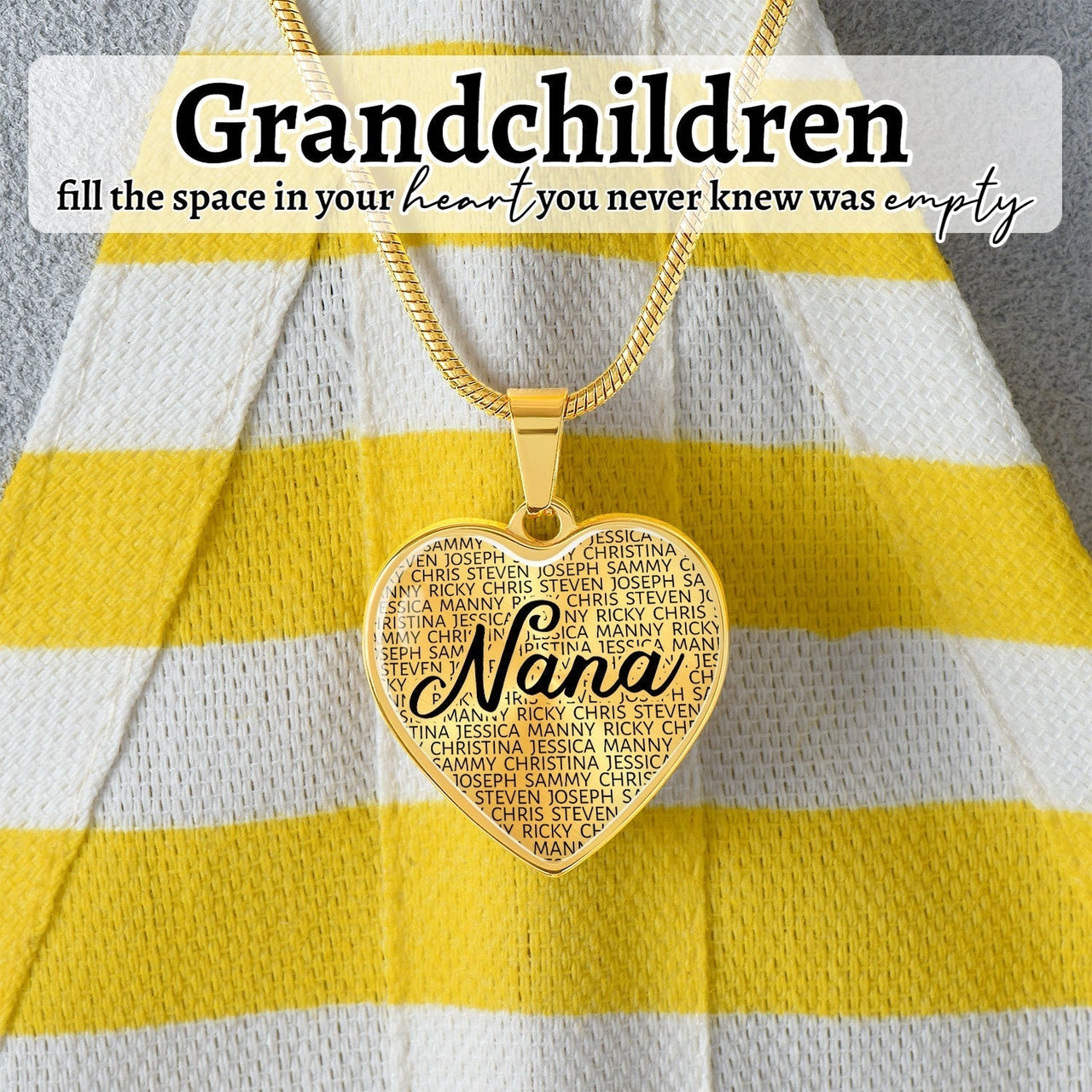 (Almost Sold Out) My Grandkids Necklace™ - Love You This Much