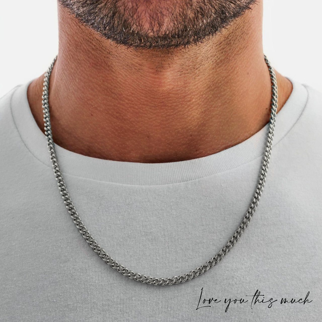(Almost Sold Out) Promise Classic 7mm Cuban Necklace - Love You This Much
