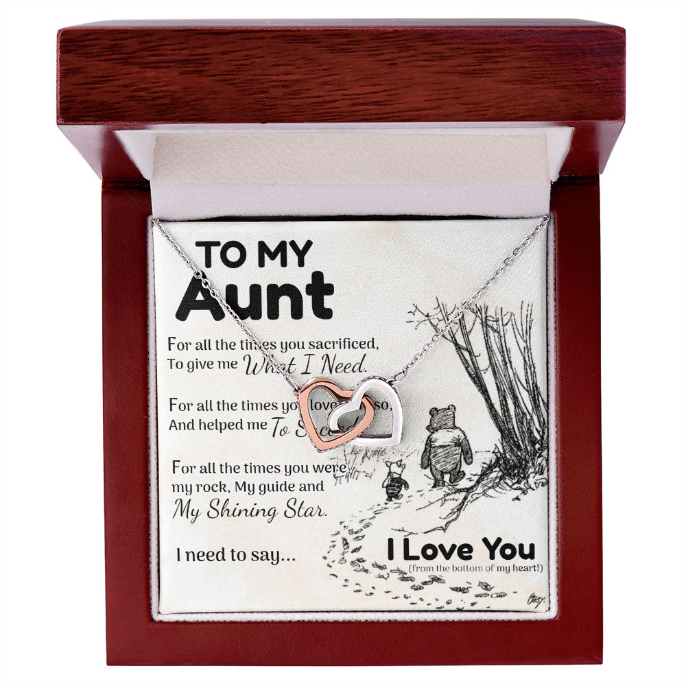 Aunt Interlocking Hearts - Love You This Much