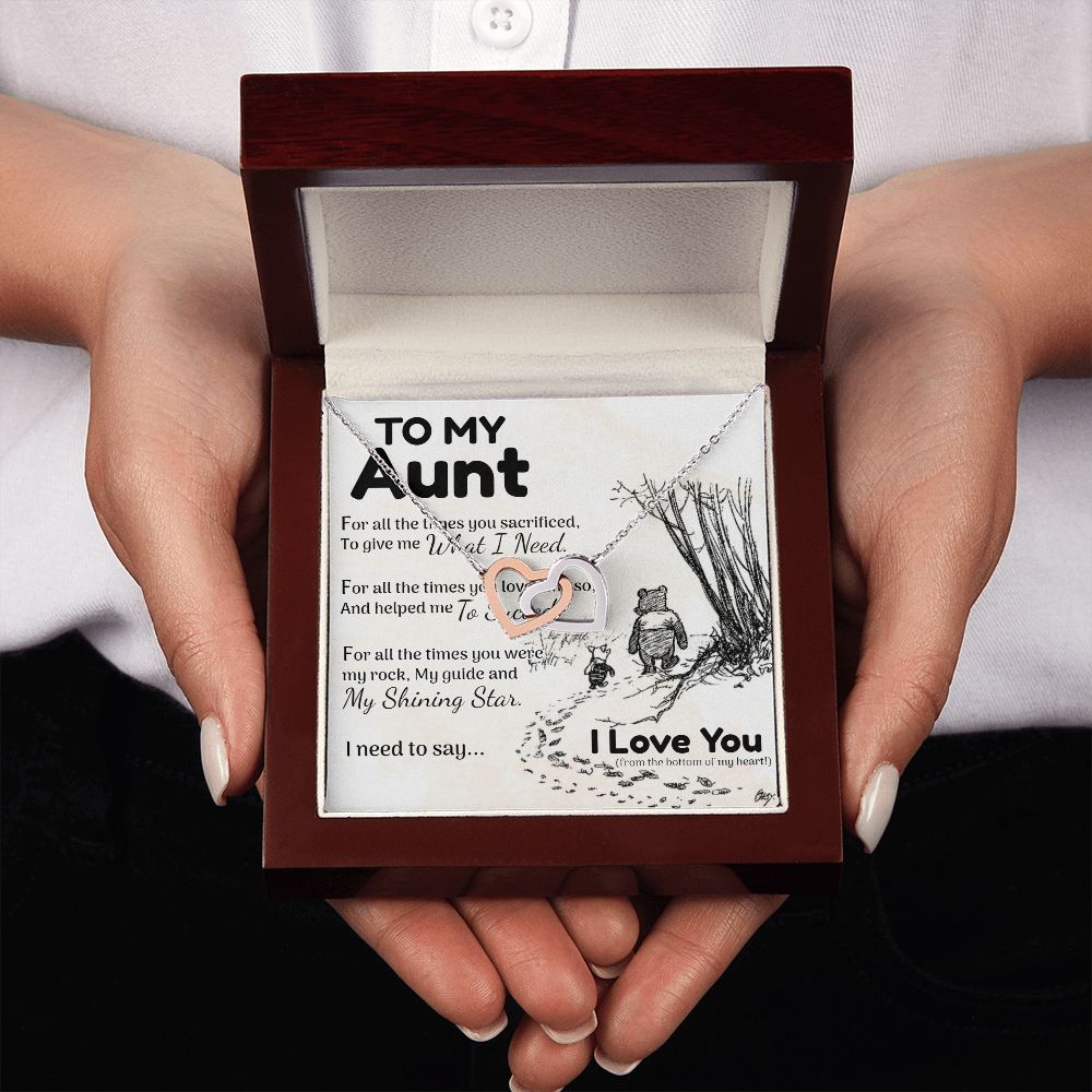 Aunt Interlocking Hearts - Love You This Much