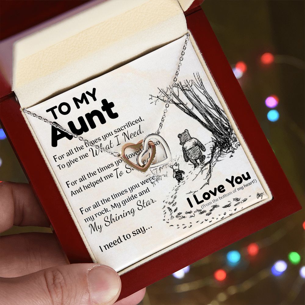 Aunt Interlocking Hearts - Love You This Much