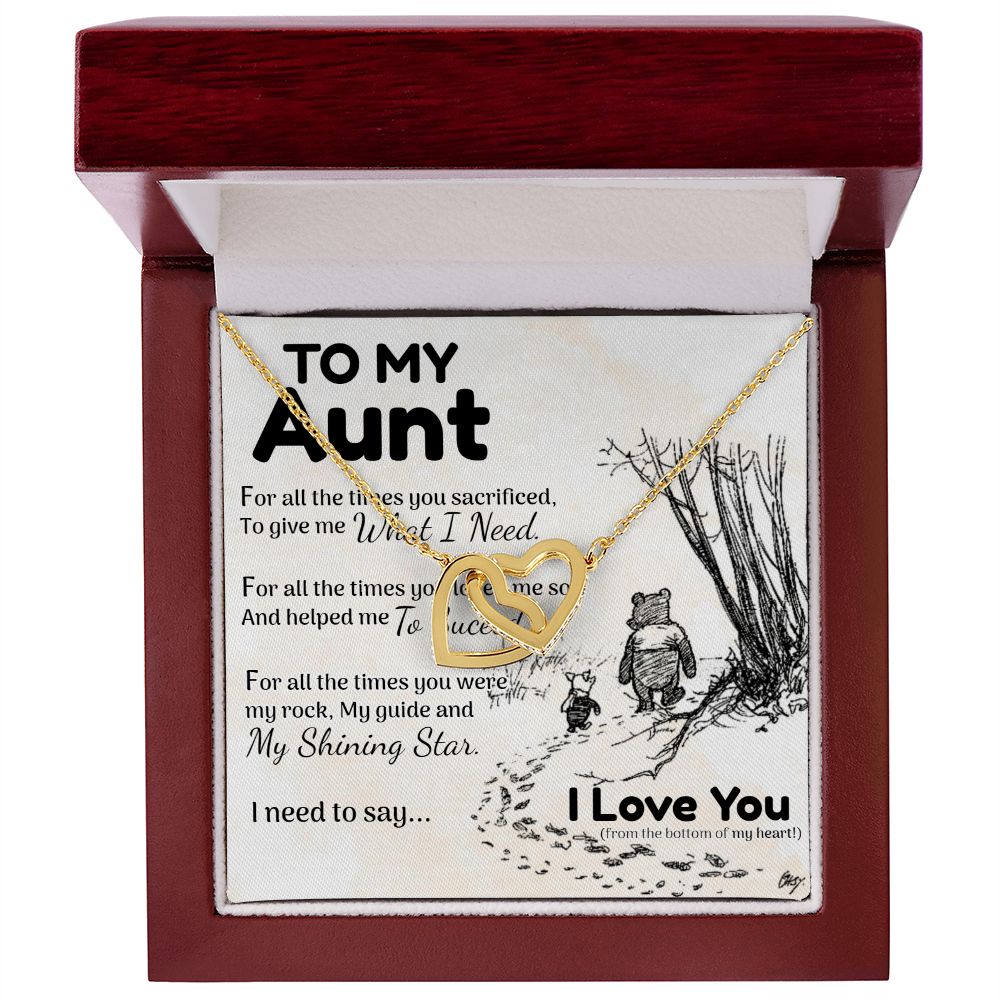 Aunt Interlocking Hearts - Love You This Much