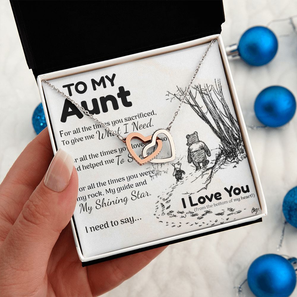 Aunt Interlocking Hearts - Love You This Much