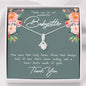 Babysitter Thank You Alluring Beauty Necklace - Love You This Much