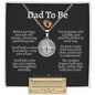 Dad to Be Compass Necklace - Love You This Much