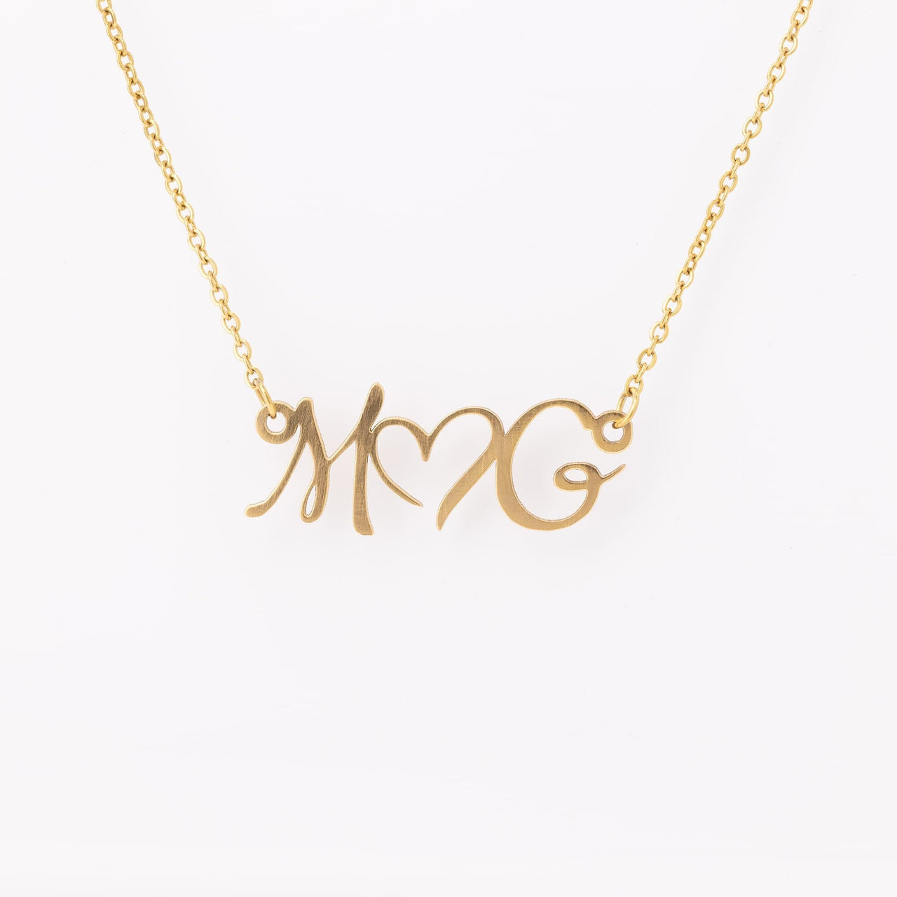 Double Initials Necklace - Love You This Much