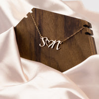 Thumbnail for Double Initials Necklace - Love You This Much