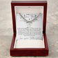 Future Father in Law (from Son in Law) Cross Cuban Necklace - Love You This Much