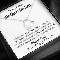 Thumbnail for Future Mother In Law (From Son In Law) Forever Love Necklace - Love You This Much