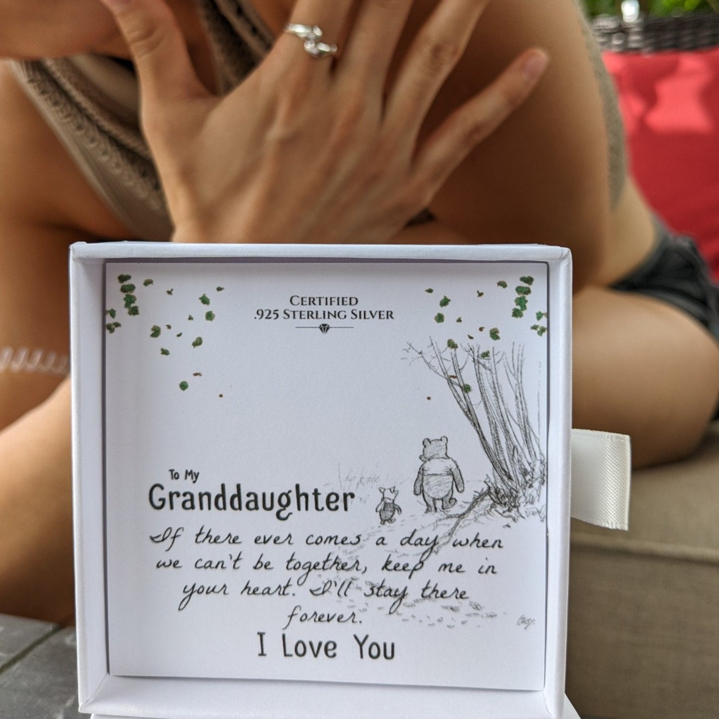 Granddaughter Hug Ring (Gift Set) - Love You This Much