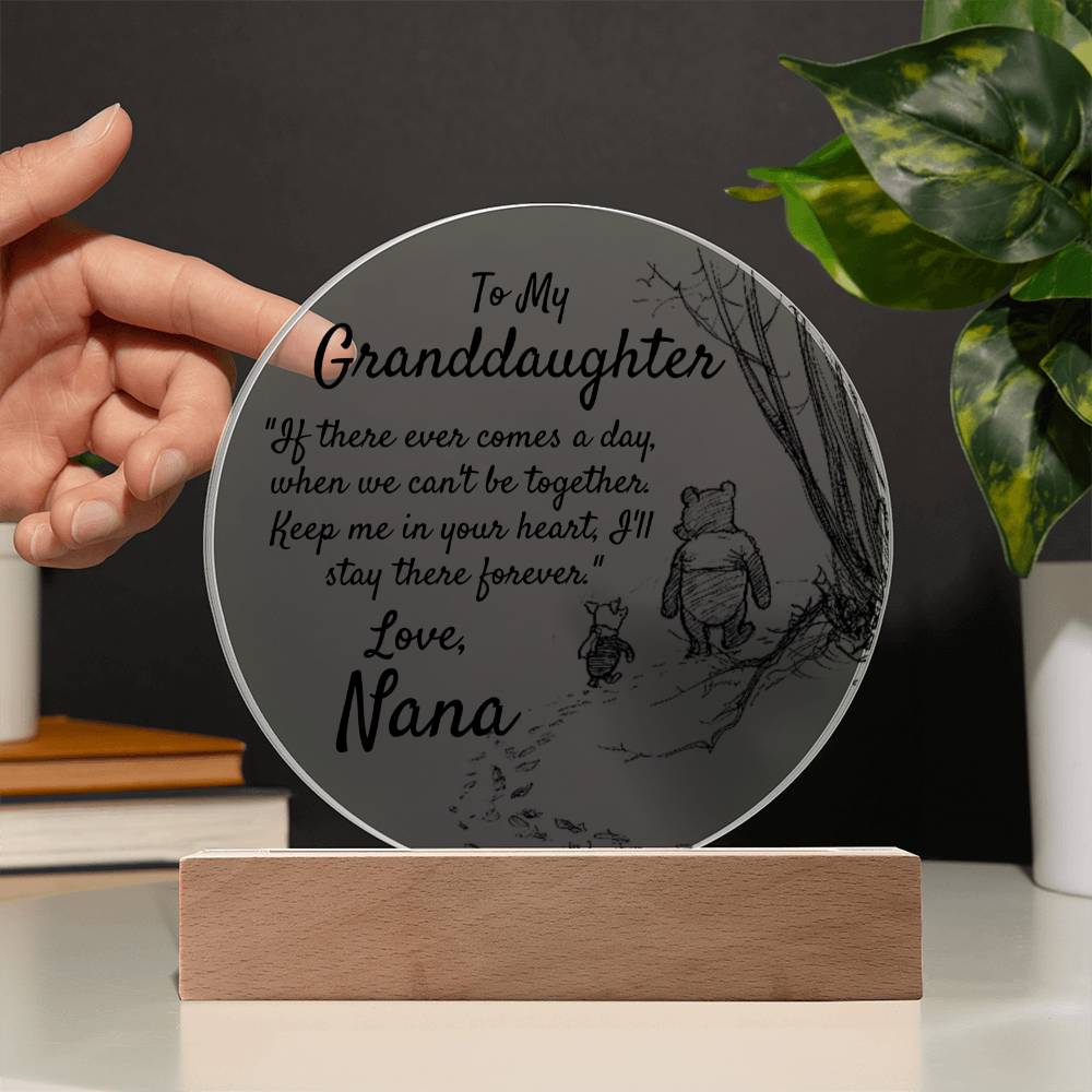 Granddaughter - Love Nana - If There Ever Acrylic - Love You This Much