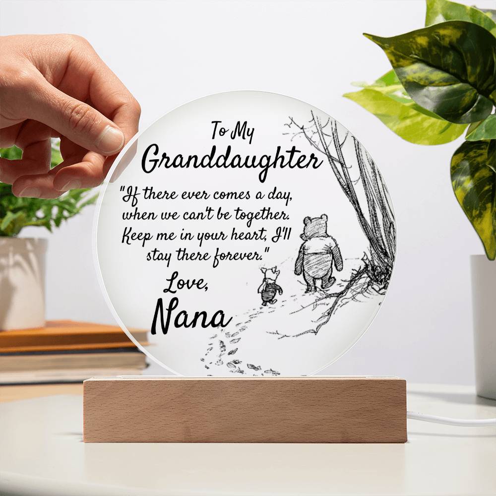 Granddaughter - Love Nana - If There Ever Acrylic - Love You This Much