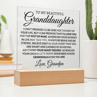 Thumbnail for Granddaughter - Promise - Love Grandpa - Love You This Much