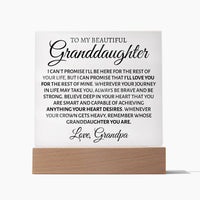 Thumbnail for Granddaughter - Promise - Love Grandpa - Love You This Much