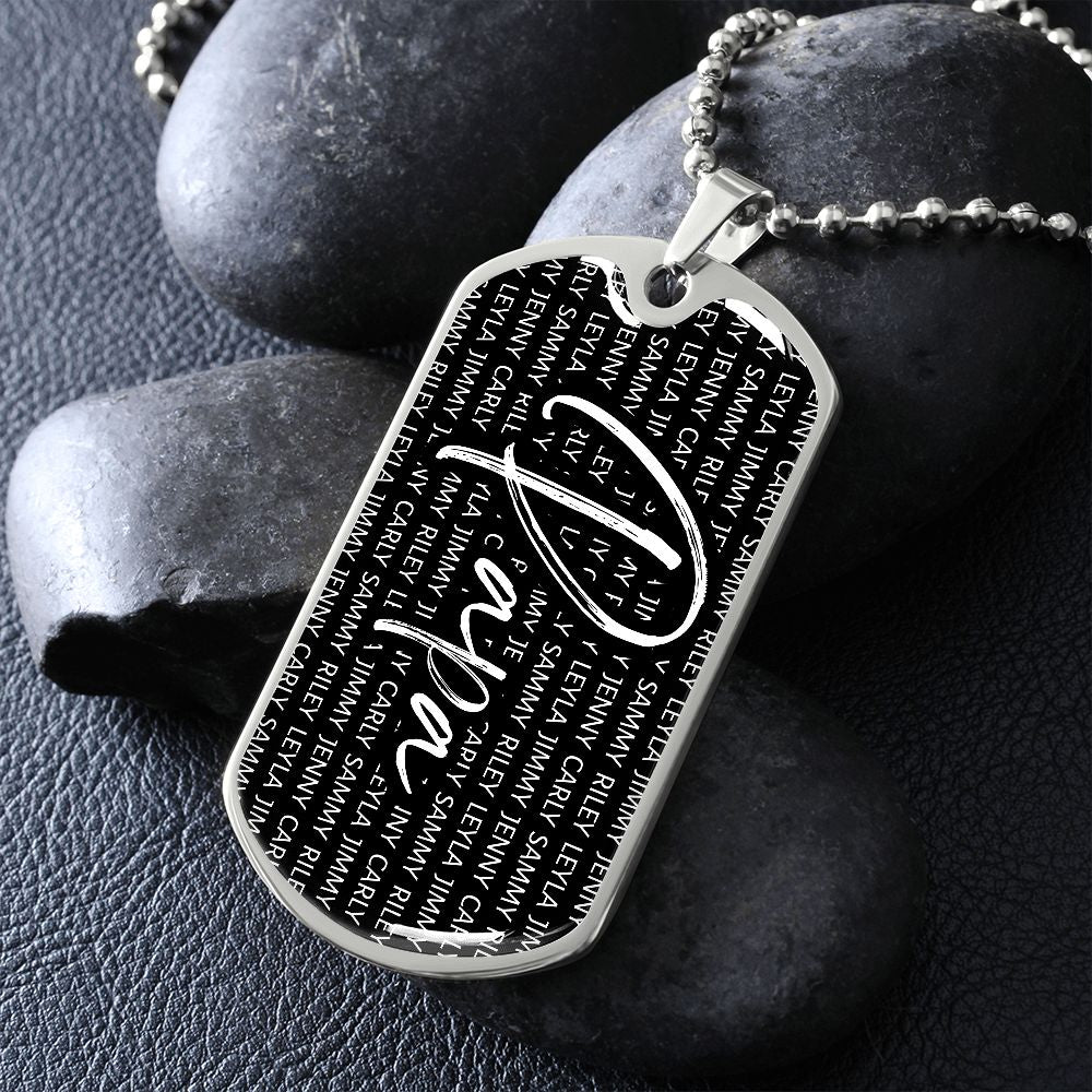 Grandkids - Necklace - Gift for Grandpa - Love You This Much